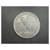 1944 VF+ Walking Liberty Half