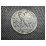 1944 VF+ Walking Liberty Half