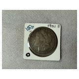 1901 O Morgan Silver Dollar