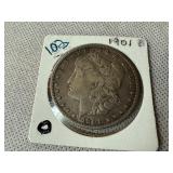 1901 O Morgan Silver Dollar