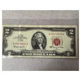 1963 Series Red Seal $2 Bill