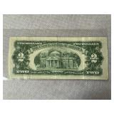 1963 Series Red Seal $2 Bill