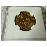 20th President 2011 S $1 James Garfield NGC Early Releases PF69 Ultra Cameo