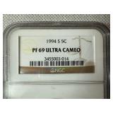 1994 S 5C NGC PF69 Ultra Cameo