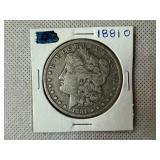 1881 O Morgan Silver Dollar