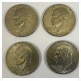 1776-1976 No Mint Mark Bicentennial Eisenhower Type 2 Narrow Print