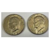 1972 D Eisenhower One Dollar Coins