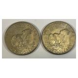 1972 D Eisenhower One Dollar Coins