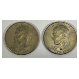 1776-1976 D Bicentennial Eisenhower Type 2 Narrow Print