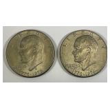 1776-1976 D Bicentennial Eisenhower Type 2 Narrow Print