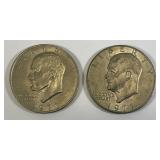 1971 D Eisenhower One Dollar Coins