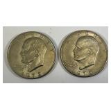 1972 D Eisenhower One Dollar Coins