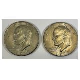 1977 D Eisenhower One Dollar Coins