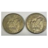 1971 No Mint Mark Eisenhower One Dollar Coins