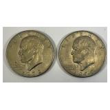 1972 D Eisenhower One Dollar Coins