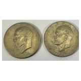 1776-1976 D Bicentennial Eisenhower Type 2 Narrow Print