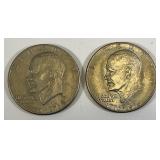 1776-1976 D Bicentennial Eisenhower Type 2 Narrow Print