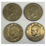 1972 D Eisenhower One Dollar Coins