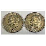 1977 D Eisenhower One Dollar Coins