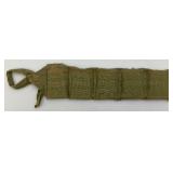 WWII 1944 Turkish Mauser 8mm (&.9) Ammo Belt With 14 Clips 5 Rounds Per Clip (70 Rounds Total)