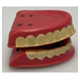 Vintage Amazing Yakity-Yak Wind Up Chattering Teeth Complete In Original Box