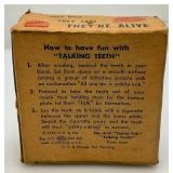 Vintage Amazing Yakity-Yak Wind Up Chattering Teeth Complete In Original Box