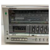 Vintage Soundesign AM-FM Stereo Receiver /Cassette Recorder With Record Player & Box Speakers (Works)