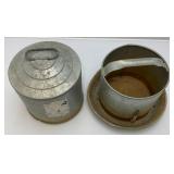 Very Old Calvanized Chicken Feeder