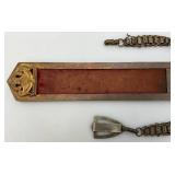 Vintage Heavy Blunt Edge Sword With Sheath 17"