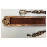 Vintage Heavy Blunt Edge Sword With Sheath 17"
