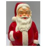 Vintage Miniature Blow Mold SANTA Claus 13"