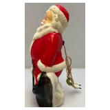 Vintage Miniature Blow Mold SANTA Claus 13"