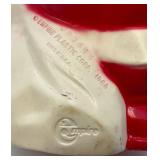 Vintage Miniature Blow Mold SANTA Claus 13"