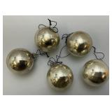 Misc. Vintage Wooden And Glass Ornaments