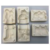 Misc. Vintage Ceramic Candle Molds?