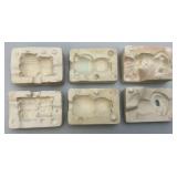 Misc. Vintage Ceramic Candle Molds?