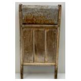 Antique Washboards One With Advertisement