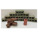 Misc. Vintage Aquarium Decorations And Blocks