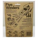 Vintage Schaper Stomper Five Winder Corvette On Original Card (Bubble Yellowed)