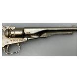 Vintage Miniature Metal Cap Gun pistol 4 1/4"