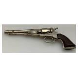 Vintage Miniature Metal Cap Gun pistol 4 1/4"