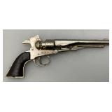 Vintage Miniature Metal Cap Gun pistol 4 1/4"