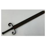 Vintage Metal Handmade Sword 22" Blade