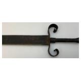 Vintage Metal Handmade Sword 22" Blade