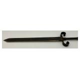 Vintage Metal Handmade Sword 22" Blade