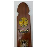 Vintage Wood Hand Carved Fraternity House Paddle 24"