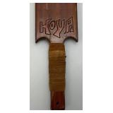 Vintage Wood Hand Carved Fraternity House Paddle 24"