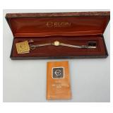 Vintage Elgin Womens Watch In Original Box With Tags