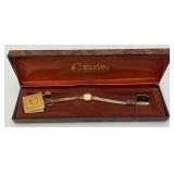 Vintage Elgin Womens Watch In Original Box With Tags
