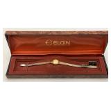 Vintage Elgin Womens Watch In Original Box With Tags